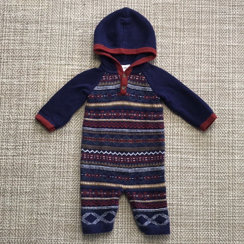 Hanna Andersson Sweater Romper (size 60)